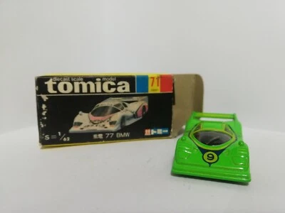 Tomica Nº71 Shiden 77 BMW Vintage 1/62 Die Cast Model Foto 1 de 4
