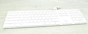 Apple A1243 Aluminium Numeric Keypad USB Wired Keyboard White Tested & Ready - Afbeelding 1 van 8