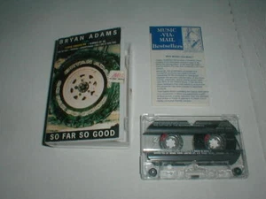 Bryan Adams SO GOOD India Indian Cassette Tape 1993 SUMMER 69 Pop Rock CLAMSHELL - Picture 1 of 9