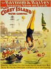 402023 Coney Island shows Circus WALL PRINT POSTER US
