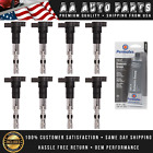 Set Of 8 Ignition Coil + Tune Up Grease For 2004-2006 Vw Touareg Phaeton Uf521