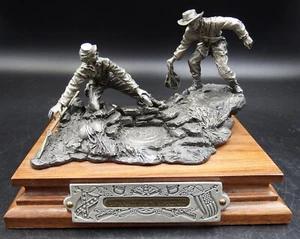 Francis J Barnum Pewter Civil War Sculpture "Spangler's Spring" EXC! - Picture 1 of 4