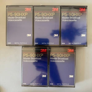 5x 3M Hi8 P5-90HXP Master Broadcast Video Cassette Tapes for Camcorder Japan NEW - Picture 1 of 4