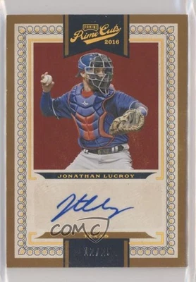 2016 Panini Prime Cuts Base VI Auto Holo Gold /25 Jonathan Lucroy #180 - Image 1 of 2