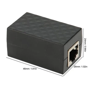Ethernet Surge Protector RJ45 Female POE Gigabit LAN Network CAT5 CAT6 Plug A FY - Afbeelding 1 van 24