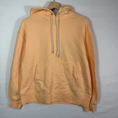 Everlane The Track Organic Cotton Popover Sweatshirt Hoodie Apricot Orange XS - Image 1 of 4