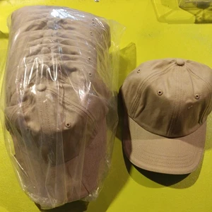 LOT OF 10 Cutter & Buck Cotton Strapback Baseball Hat Cap Adjustable KHAKI  - Picture 1 of 7