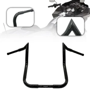 14" Rise Ape Hangers Handlebar Black For Harley Low Riders FXS/B - Picture 1 of 10