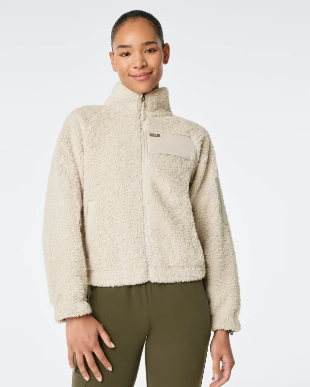 Chaqueta de bombardero de lana FIGS On-Shift High Pile *NUEVA VARIAS TALLAS Y COLORES Foto 1 de 1