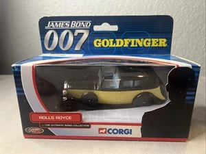 Rolls Royce Phantom Goldfinger 2001 Corgi James Bond 007 fundido a presión nuevo - Imagen 1 de 6