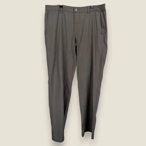 Lululemon Performance Hose Herren 38 olivbraun gestreift feuchtigkeitsableitend Stretchhose - Bild 1 von 11