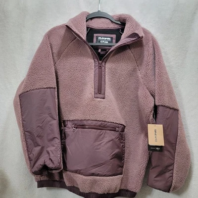 Nuevo con etiquetas Pullover polar Dakine Sherpa Hika Dulse malva para mujer pequeño bolsillo canguro Foto 1 de 4