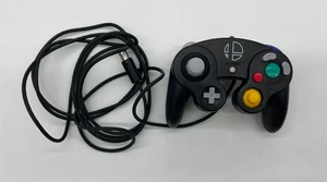 Nintendo GameCube Smash Bros. Controller Black - Picture 1 of 5