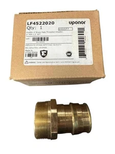 NEU Uponor LF4522020 ProPEX LF Messing Außengewinde Adapter 2" Pex x 2" NPT - Bild 1 von 3