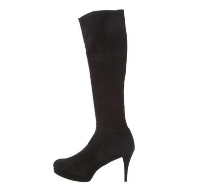 Botas calcetín plataforma gamuza negras Stuart Weitzman para mujer talla US 12/EU 43 VER FOTOS Foto 1 de 4