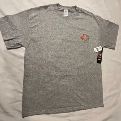 Nueva camiseta gris atlética bordada con etiquetas CHICAGO BEARS POR equipo de la NFL Apparel Foto 1 de 2