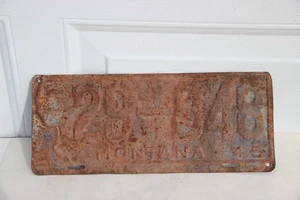 1945 Montana License Plate restore or wall hanger  29-948 - Picture 1 of 2