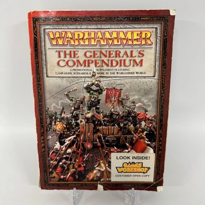 Warhammer Fantasy General's Compendium OOP 2003 Games Workshop WFB w/ MAP POSTER - Image 1 of 4