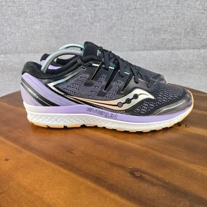 Saucony Guide 10 Damen-Laufschuhe lila schwarz Größe 10,5 Everun - Bild 1 von 12