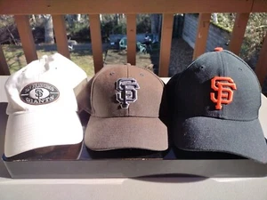 3 San Francisco GIANTS Caps. Strapback + Größe M-L + verstellbar. sehr guter Zustand - Bild 1 von 17