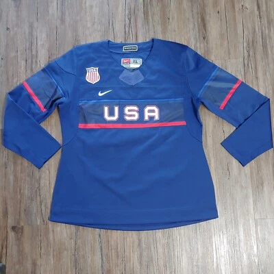 Nike Team USA Blue Olympic Hockey Jersey, women's Size XL - Image 1 of 4