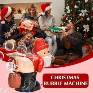 Babbo Natale che soffia bolle di sapone, regali di Natale, regali divertenti - Foto 1 di 12