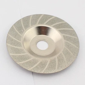4" inch Diamond Coated Grinding Disc Wheel Convex For Angle Grinder Grit 150 - Picture 1 of 6