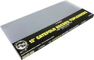(5) 12TLGF 12" Gatefold Vinyl Record Topload Holder Top Loader PVC Holder NEW - Picture 1 of 4