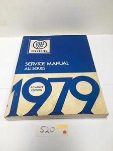 1979 Buick Factory Service Manual All Series Advance Edition USA - Picture 1 of 9