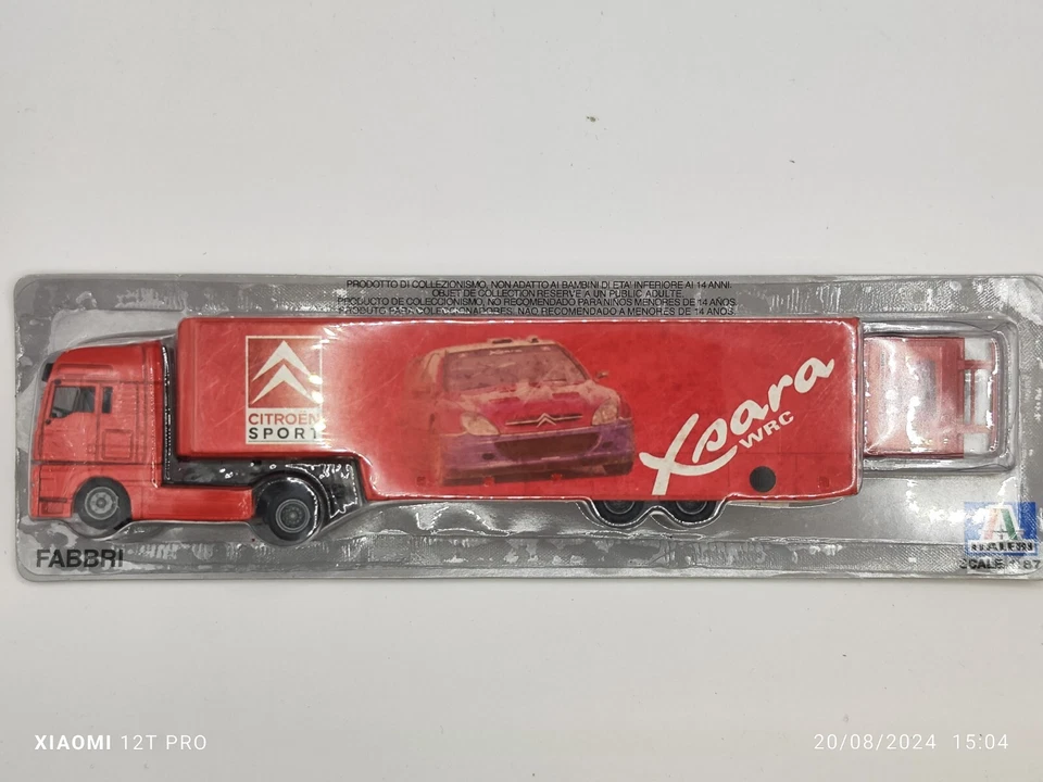 Man TG-A XXL - "Citroen sport Xsara WRC" - 1:87 Fabbri-Italeri C43 - Immagine 1 di 1
