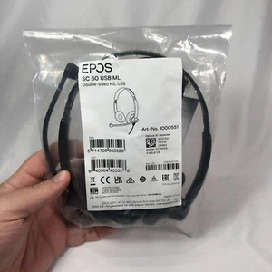 Epos SC 60 USB ML Headset (MODEL # SCWH25) Brand NEW! - Picture 1 of 3