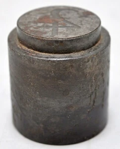 Antique Iron Stamping Seal Original Old Hand Crafted - Picture 1 of 7