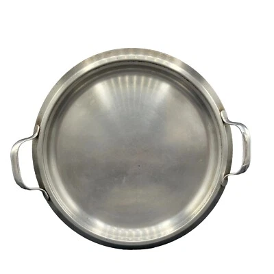 Five Ply 304 Surgical Stainless Steel handled pan 12"  Crepe Pan Unbranded  - Image 1 of 4