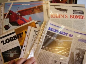 JOB LOT X 23 MODEL AIRCRAFT PLANS WITH BUILD INSTRUCTIONS FOR THE AEROMODELLER - Picture 1 of 24