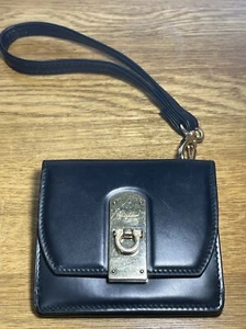 Salvatore Ferragamo Mujer Cuero Negro Monedero/Cartera - Imagen 1 de 15