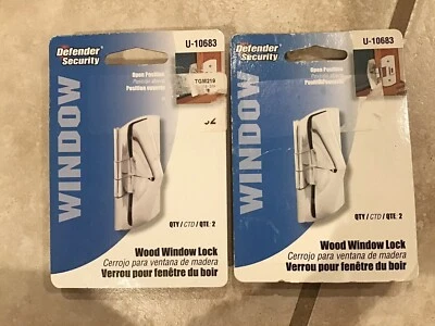 2 Packs Wood Window Flip Lock 1" x 2" Stainless Steel U 10683-L Silver Foto 1 de 2
