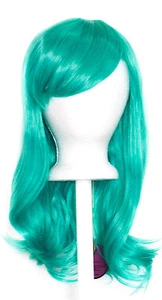 20'' Wavy Cut with Long Bangs Seafoam Green Cosplay Wig NEW - Picture 1 of 1