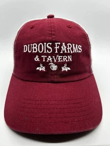 Dubois Farms & Tavern Hudson Valley NY Cap Hat Adult Adjustable Poly Cotton - Picture 1 of 7