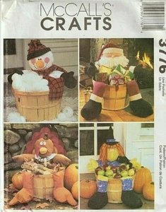 CESTO BUSHEL DECORATO per Vacanze! - Modello McCall 3776 - Non tagliato! - Foto 1 di 2