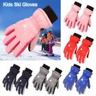 Cute Non-slip Windproof Waterproof Kids Ski Gloves Sports Mittens Thick Warm