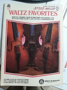 Waltz Favori Easy To Play Speed Music 122 Sight & Sound 1983 Book; Clementine... - Picture 1 of 5