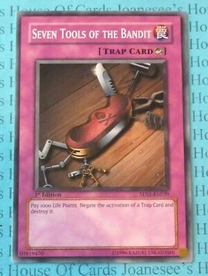 Seven Tools of the Bandit 5DS1-EN039 Yu-Gi-Oh Card 1st Edition New - Image 1 of 3