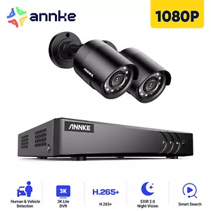 ANNKE 8CH 5MP Lite DVR HD 1080P CCTV Home Security Camera System IR Night Vision - Picture 1 of 17