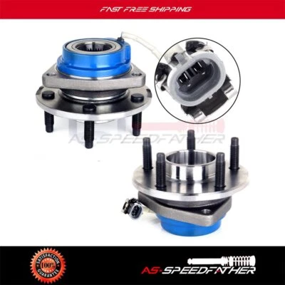 Par de montaje de cojinetes de cubo de rueda delantera izquierda derecha para Cadillac Deville 1997-2005 Foto 1 de 4