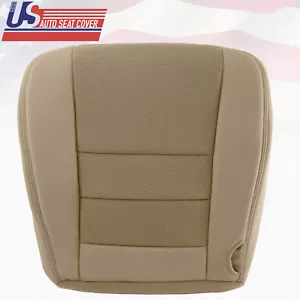 2002 - 2007 Ford F250 F350 XLT Super Duty Driver Bottom Cloth Seat Cover TAN  - Picture 1 of 11