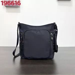 NEW TUMI VOYAGEUR Tyler Crossbody Bag 196616 Black Gunmetal Bag Shoulder UNUSED - Picture 1 of 8