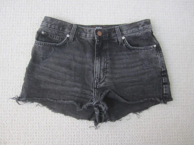 Pantalones Cortos BDG Urban Outfitters Mujer 27 Negros Novia Tiro Alto Envejecidos Foto 1 de 4