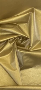 Gold Metallic Organza Fabric 58'' PRICE PER METER - Picture 1 of 2