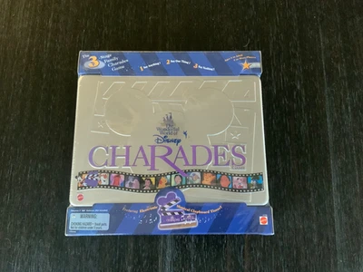 Vintage 1999 Mattel The Wonderful World of Disney CHARADES Game New Sealed - Image 1 of 4
