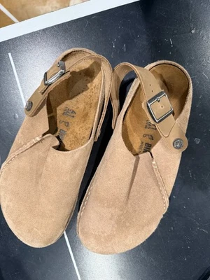 Birkenstocks Lutry Premium Suede size 41 tan - Image 1 of 4